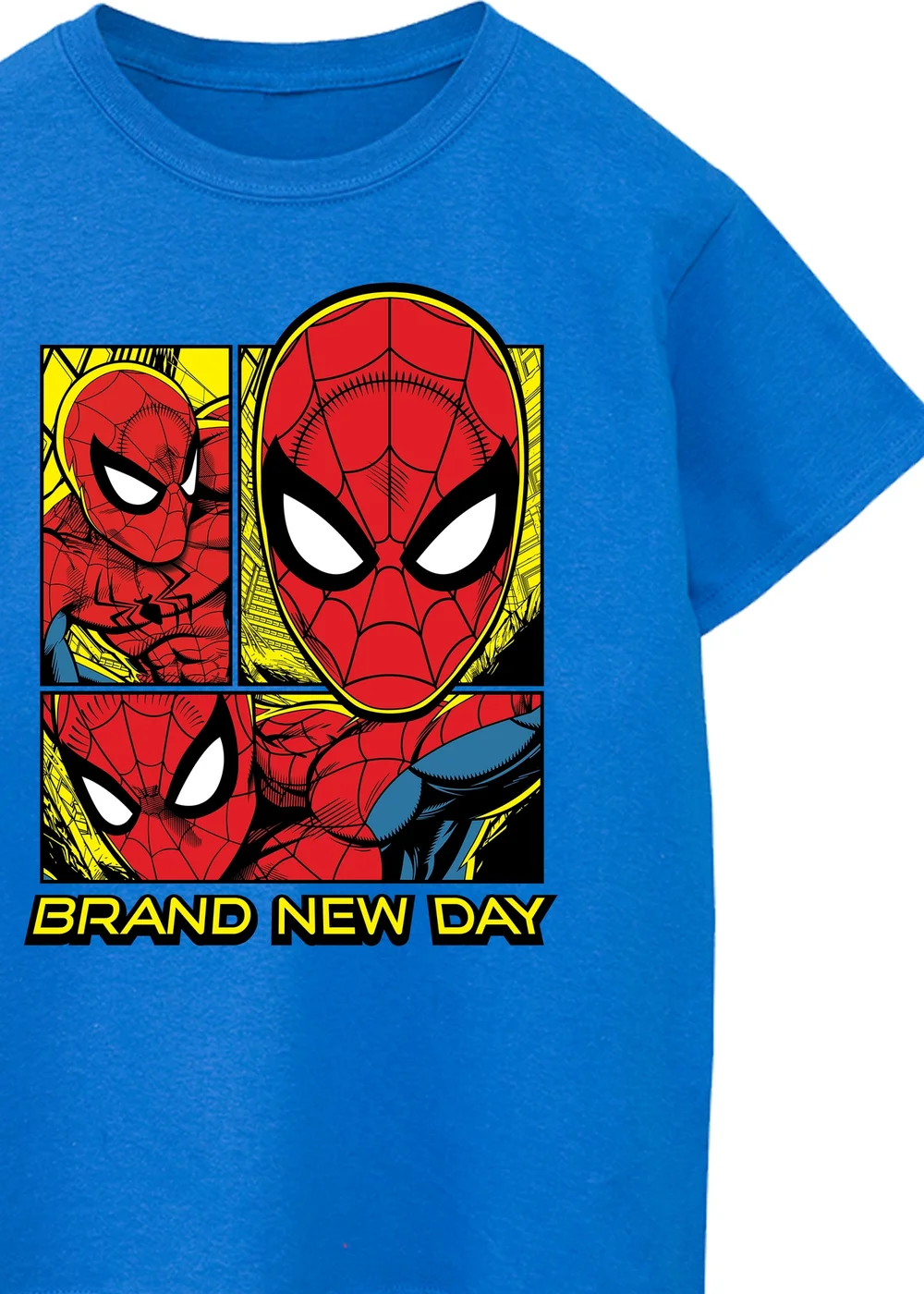 Ada & Ted Marvel Spider-Man Brand New Day Frames Boys Royal Blue Graphic T-Shirt (3-13 Years) - 9-11 Yrs Image 2