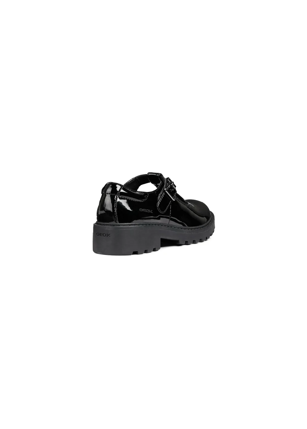 Geox Black Patent Girls J Casey G. E Buckle Shoe (Younger 13 - Older 5) - 5 Image 3