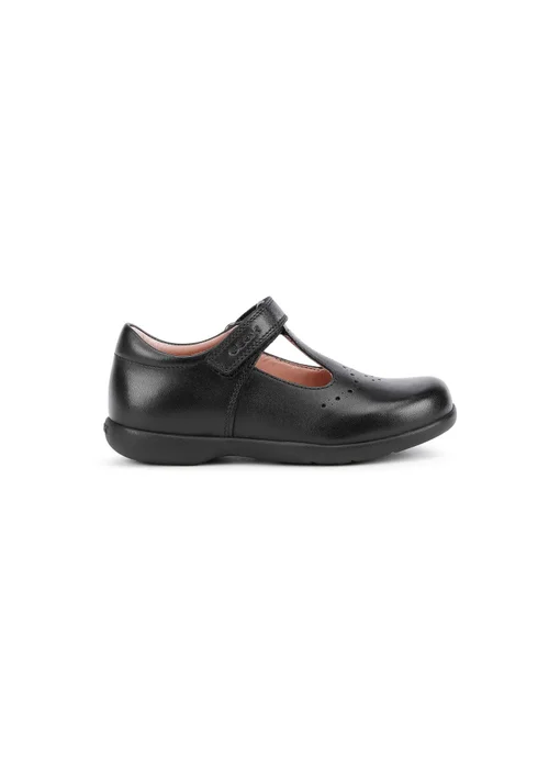 Geox Black Girls Naimara Ballerina (Younger 8.5 - 12.5) - 11.5 Infants Image 1