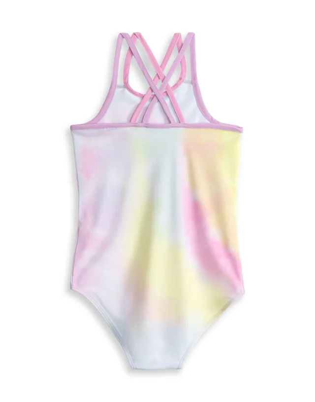 Vanilla Underground Barbie Girls Multicoloured Barbie Doll 1 Piece Swimming Costume (3-12 Years)