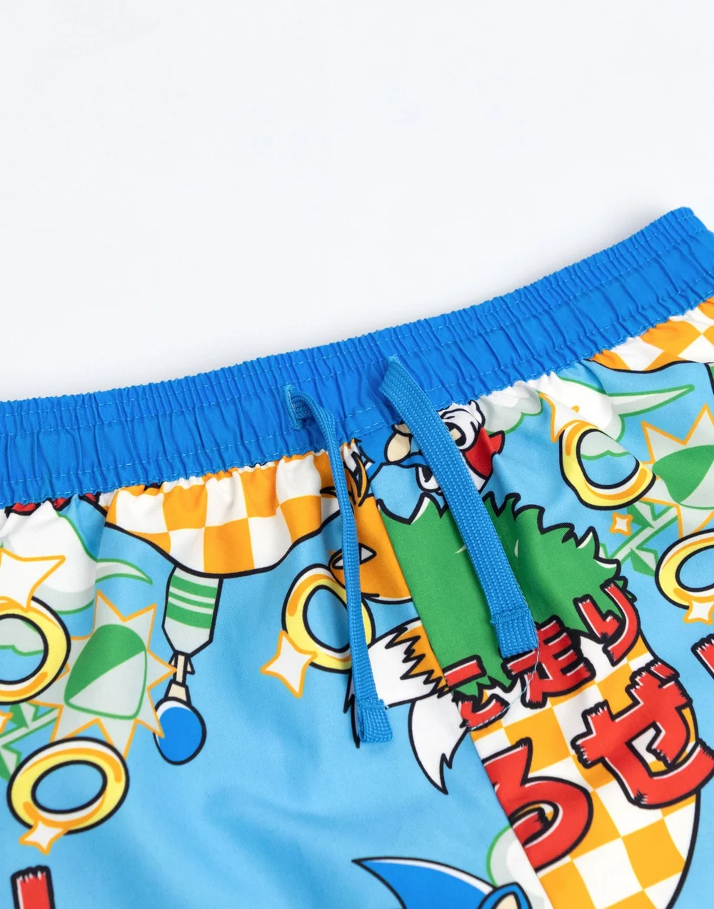 Vanilla Underground Sonic The Hedgehog Boys Blue Run Swim Shorts (4-14 Years) - 5-6 Yrs Image 4