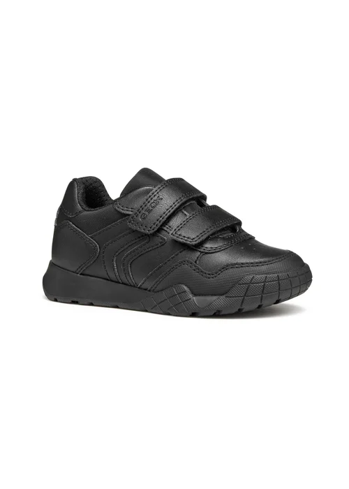 Geox Black Kids J Rann-E Sneakers (Younger 8.5 - 12.5) - 11.5 Infants Image 2