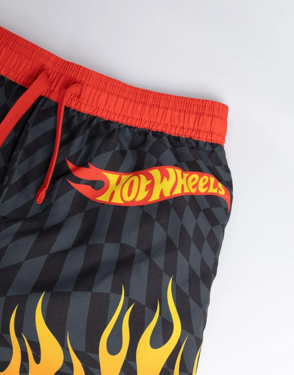 Vanilla Underground Hot Wheels Boys Red Flame Short Swim Shorts (3-12 Years) - 11-12 Yrs Image 5