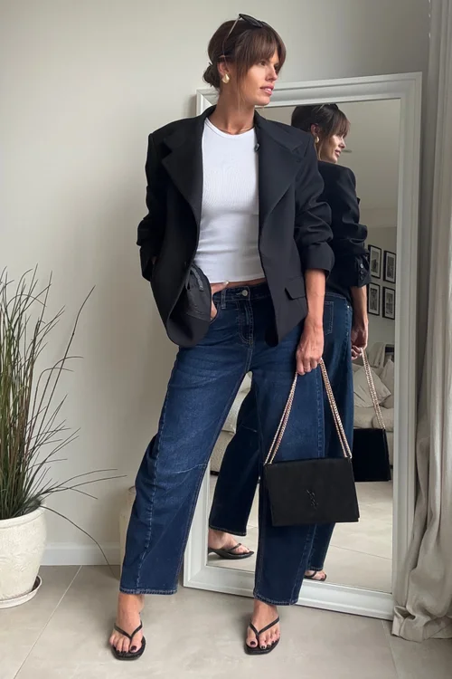 Style Cheat Blue Mid Ankle Straight-Leg High-Rise Jeans - 8 Image 1