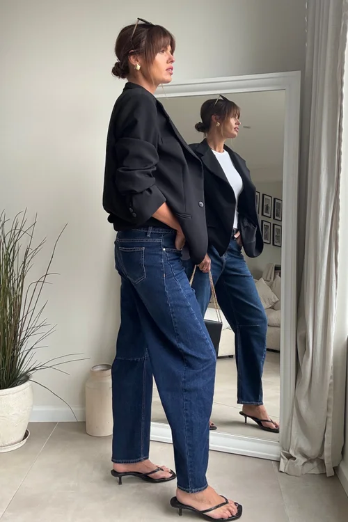Style Cheat Blue Mid Ankle Straight-Leg High-Rise Jeans - 8 Image 3