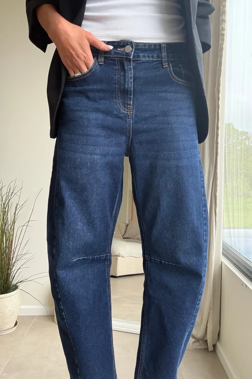 Style Cheat Blue Mid Ankle Straight-Leg High-Rise Jeans - 8 Image 2