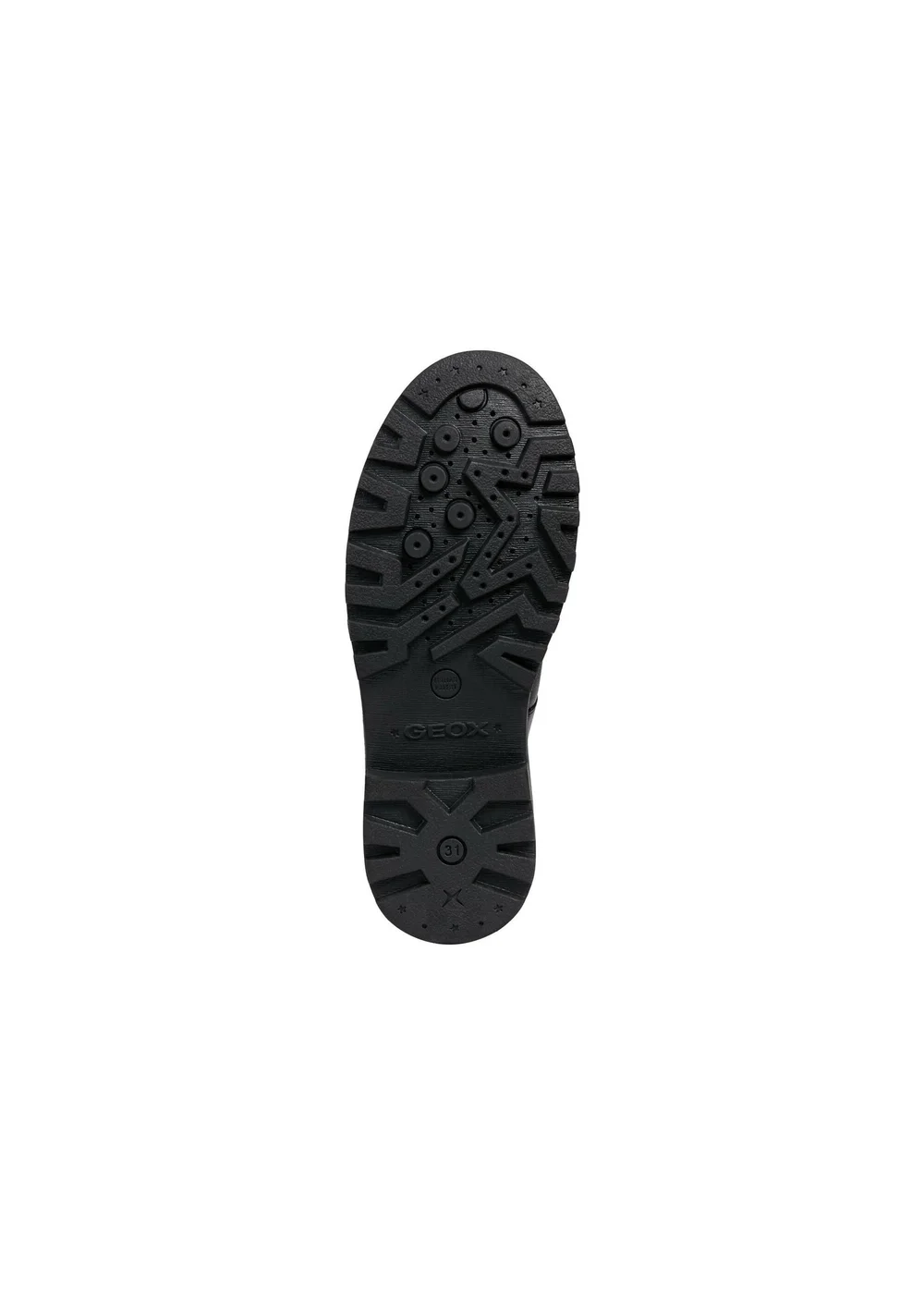 Geox Black Girls J Casey G. E Buckle Shoe (Younger 10 - 12.5) - 10 Infants Image 4