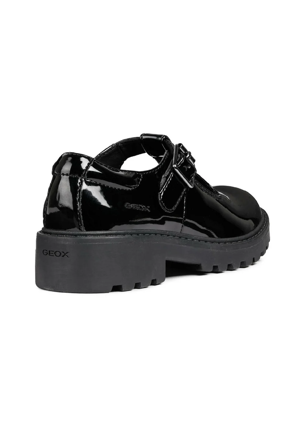 Geox Black Girls J Casey G. E Buckle Shoe (Older 6 -7) - 6 Image 3
