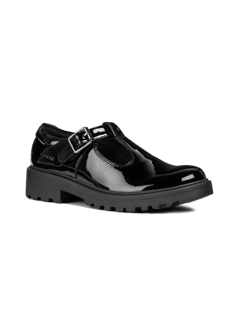 Geox Black Girls J Casey G. E Buckle Shoe (Older 6 -7) - 6 Image 2