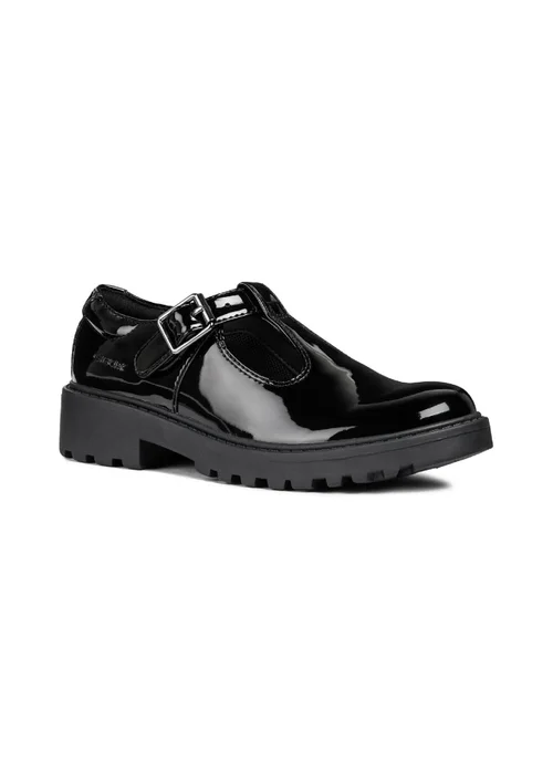 Geox Black Girls J Casey G. E Buckle Shoe (Older 6 -7) - 6 Image 2