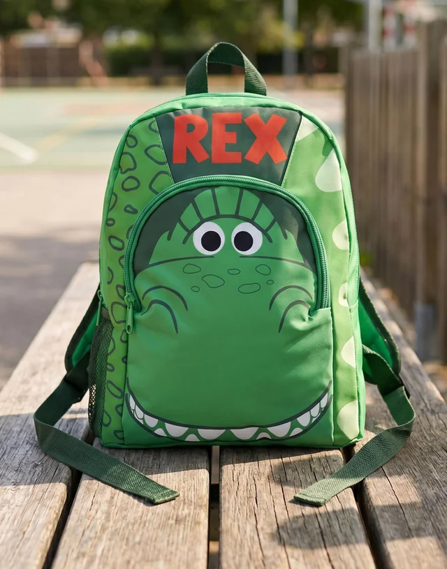 Disney Toy Story Boys Green Rex Backpack (One Size)