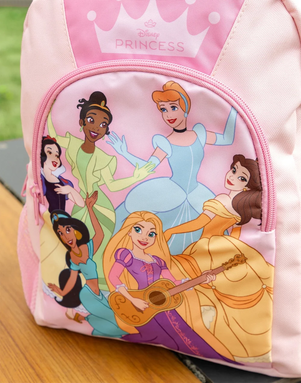 Disney Princess Girls Pink Crown Backpack (One Size) - One Size Image 2