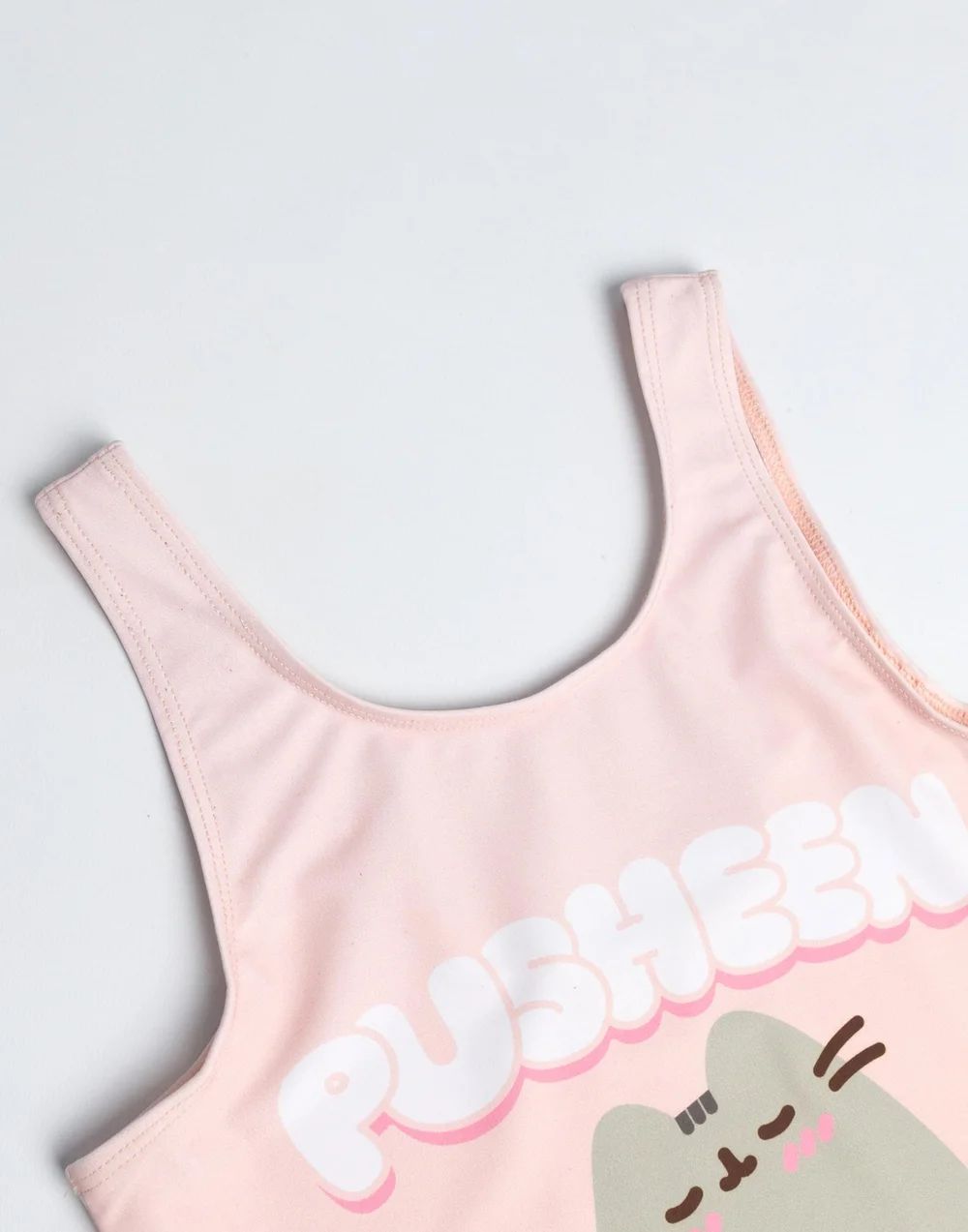 Vanilla Underground Pusheen Girls Multicoloured Bubble Font 1 Piece Swimming Costume (9-14 Years) - 9-10 Yrs Image 5