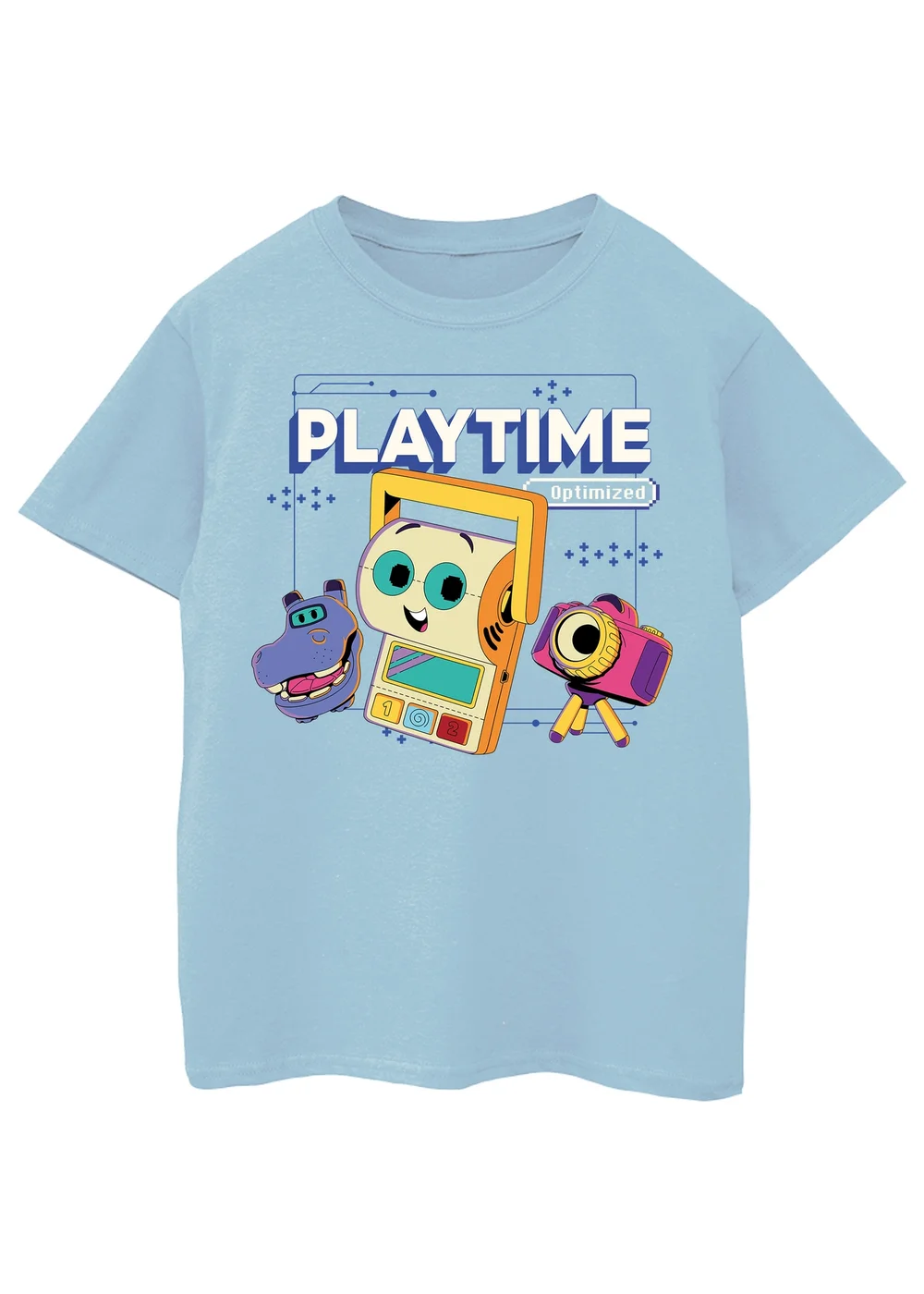 Ada & Ted Disney Toy Story Play Time Optimised Girls Baby Blue Graphic T-Shirt (3-13 Years) - 12-13 yrs Image 1