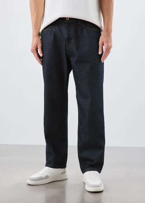 Raw Straight Fit Jeans - 30 Waist Regular Image 1