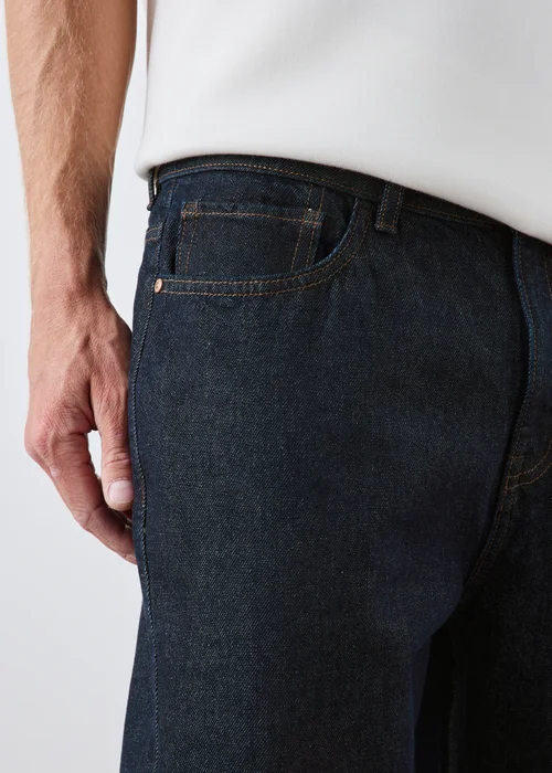 Raw Straight Fit Jeans - 30 Waist Regular Image 3