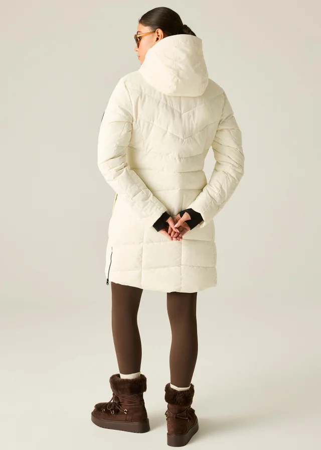 Dare 2B Beige Glacier Long Waterproof Insulated Jacket