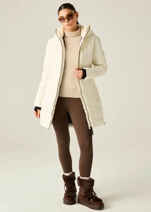 Dare 2B Beige Glacier Long Waterproof Insulated Jacket - 12 Image 3