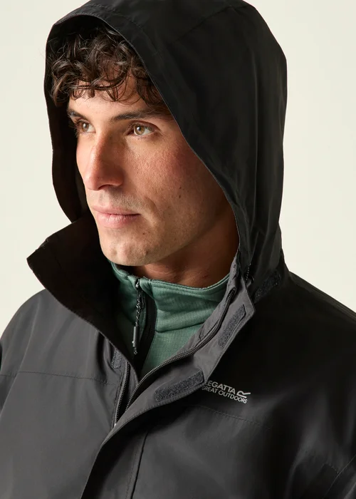 Regatta Grey Matt II Waterproof Jacket - M Image 6