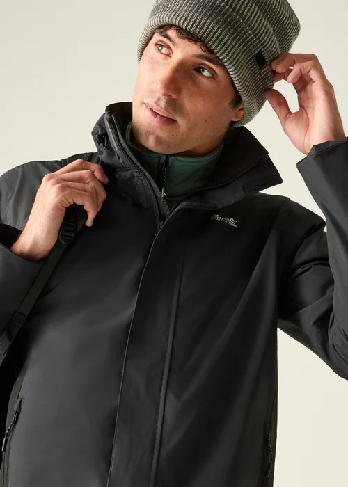 Regatta Grey Matt II Waterproof Jacket - M Image 4