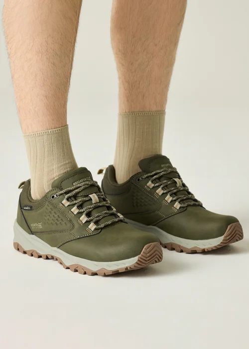 Regatta Khaki Amble Low Isotex Waterproof Walking Shoes - 10 Image 1