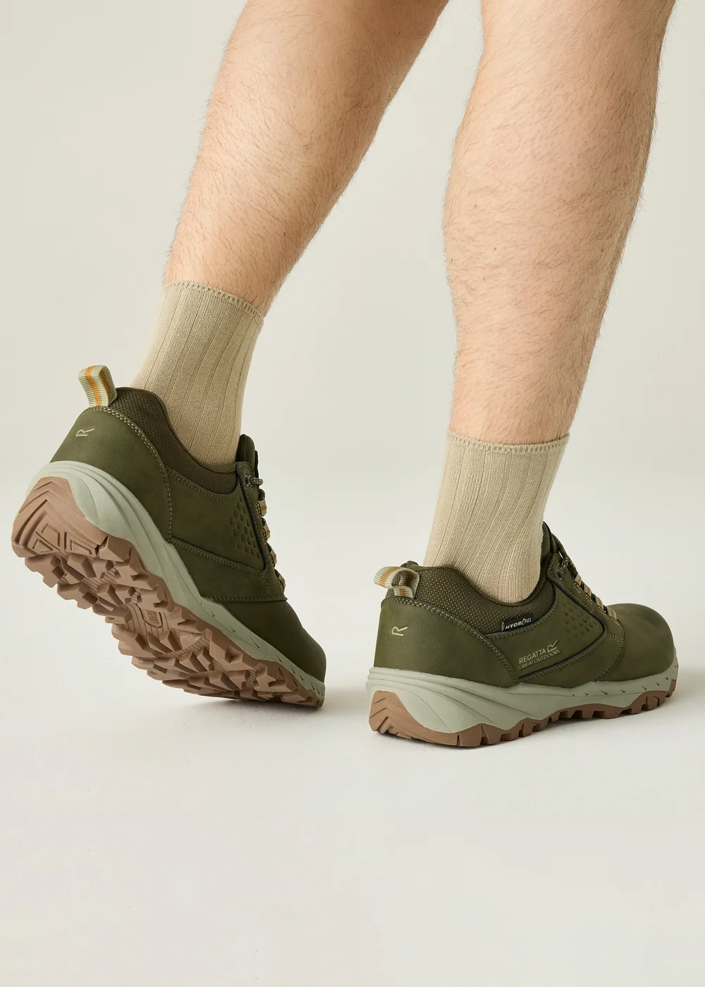 Regatta Khaki Amble Low Isotex Waterproof Walking Shoes - 10 Image 4