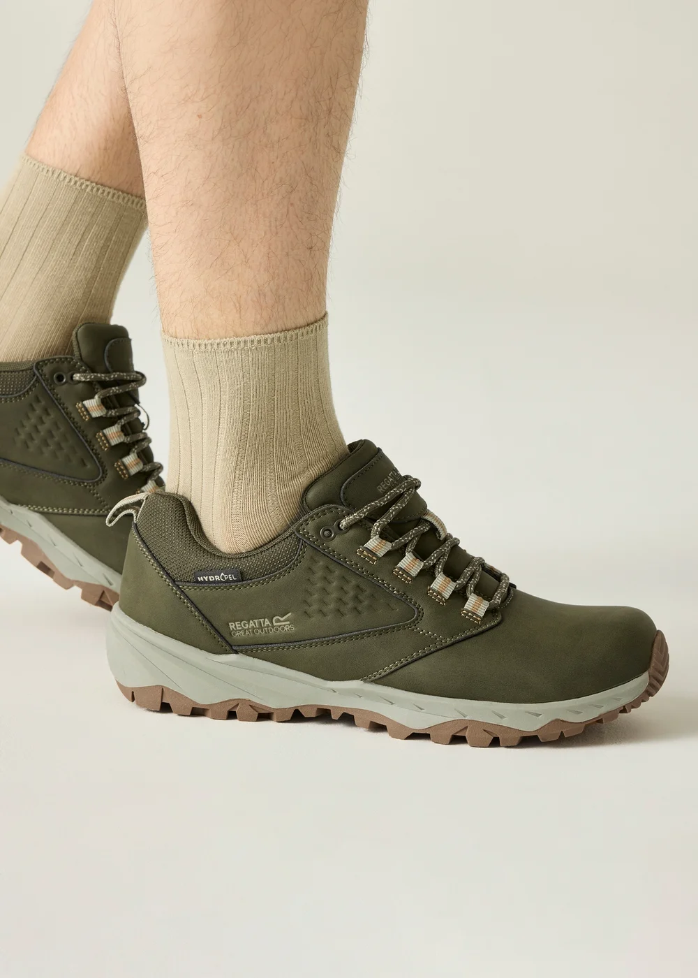Regatta Khaki Amble Low Isotex Waterproof Walking Shoes - 10 Image 3