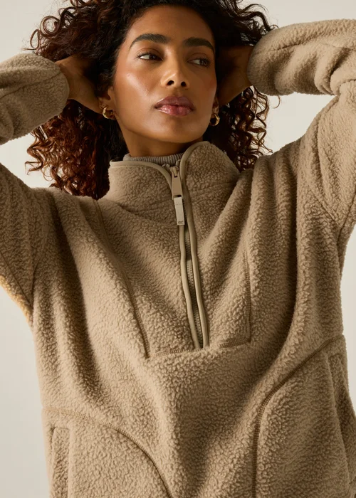 Regatta Beige Frankie Borg Longline Soft Fleece - 20 Image 1