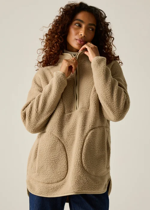 Regatta Beige Frankie Borg Longline Soft Fleece - 20 Image 2
