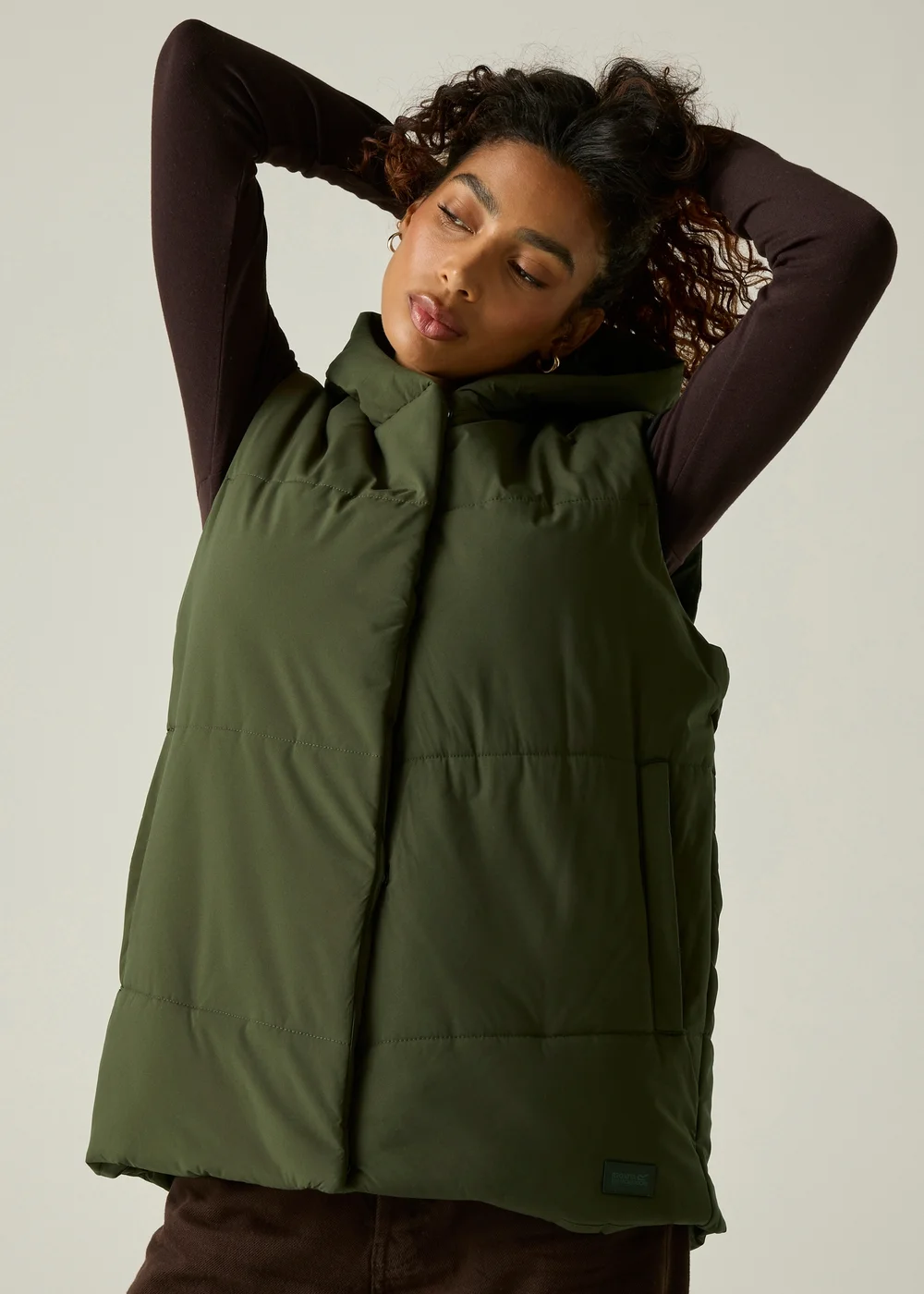 Regatta Khaki Nehiala Warmloft Insulated Bodywarmer - 8 Image 1