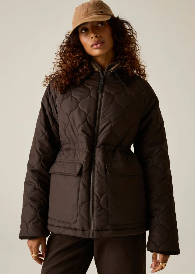 Regatta Chocolate Brown Amira Quilted Jacket