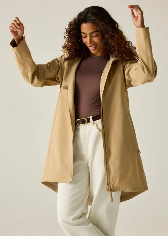 Regatta Beige Brianka Waterproof Jacket