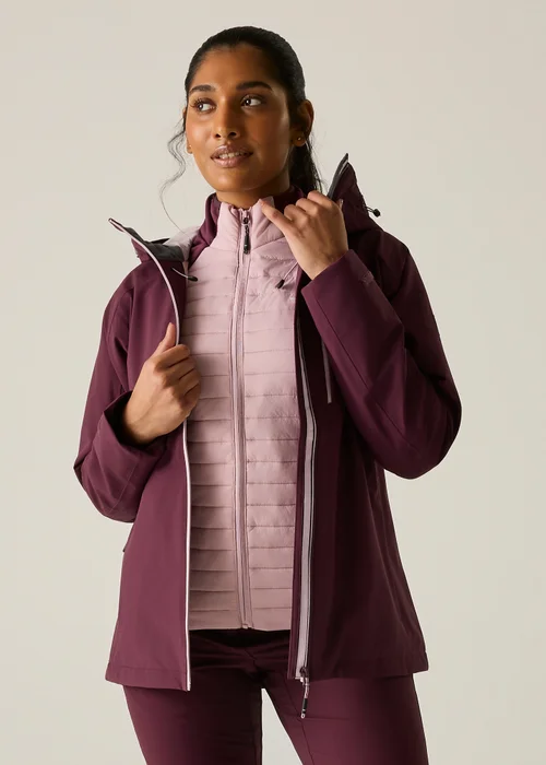 Regatta Aubergine Birchdale II Waterproof Jacket - 12 Image 1