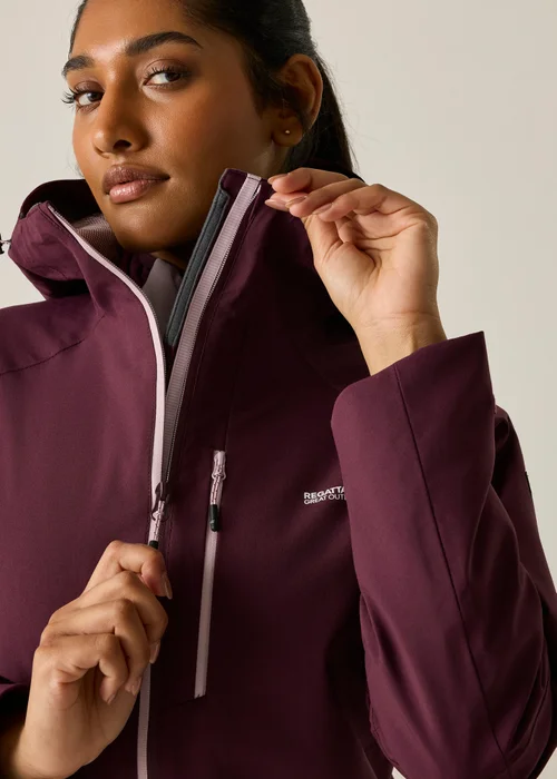 Regatta Aubergine Birchdale II Waterproof Jacket - 12 Image 6