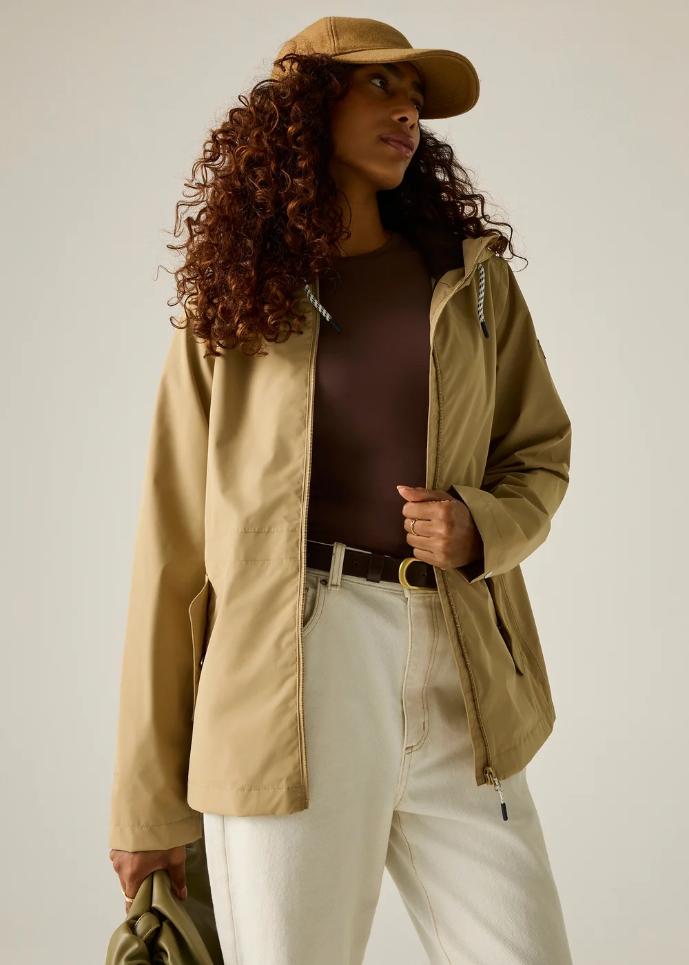 Regatta Beige Bayletta Waterproof Jacket - 12 Image 1