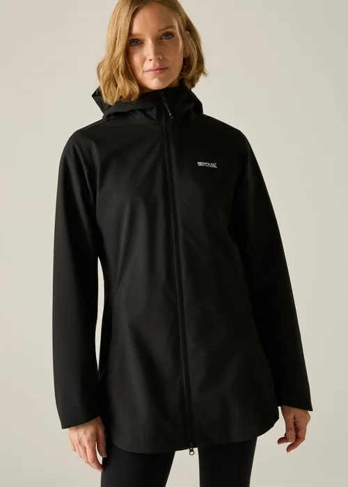 Regatta Black Natalina Waterproof Jacket - 16 Image 1