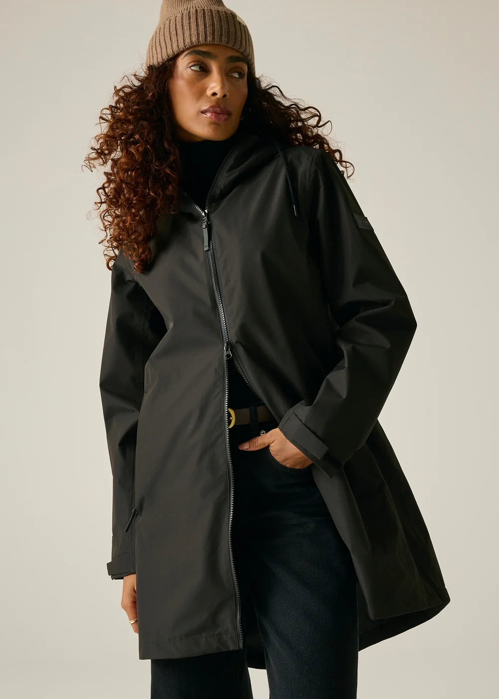 Regatta Black Brianka Waterproof Jacket - 20 Image 1
