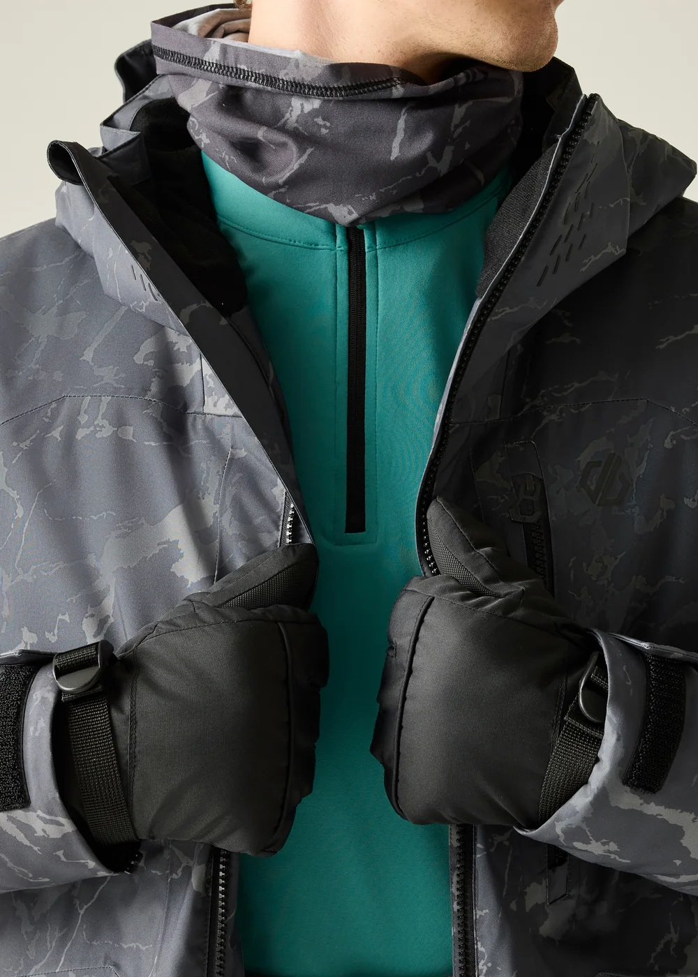 Dare 2B Black Dart Glove Waterproof Breathable Gloves - L Image 3