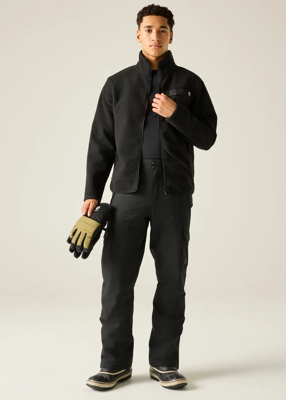 Dare 2B Black Camber Shield Warm Fleece - M Image 3