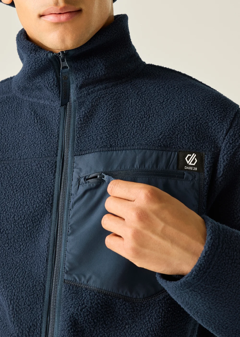 Dare 2B Navy Camber Shield Warm Fleece - L Image 5
