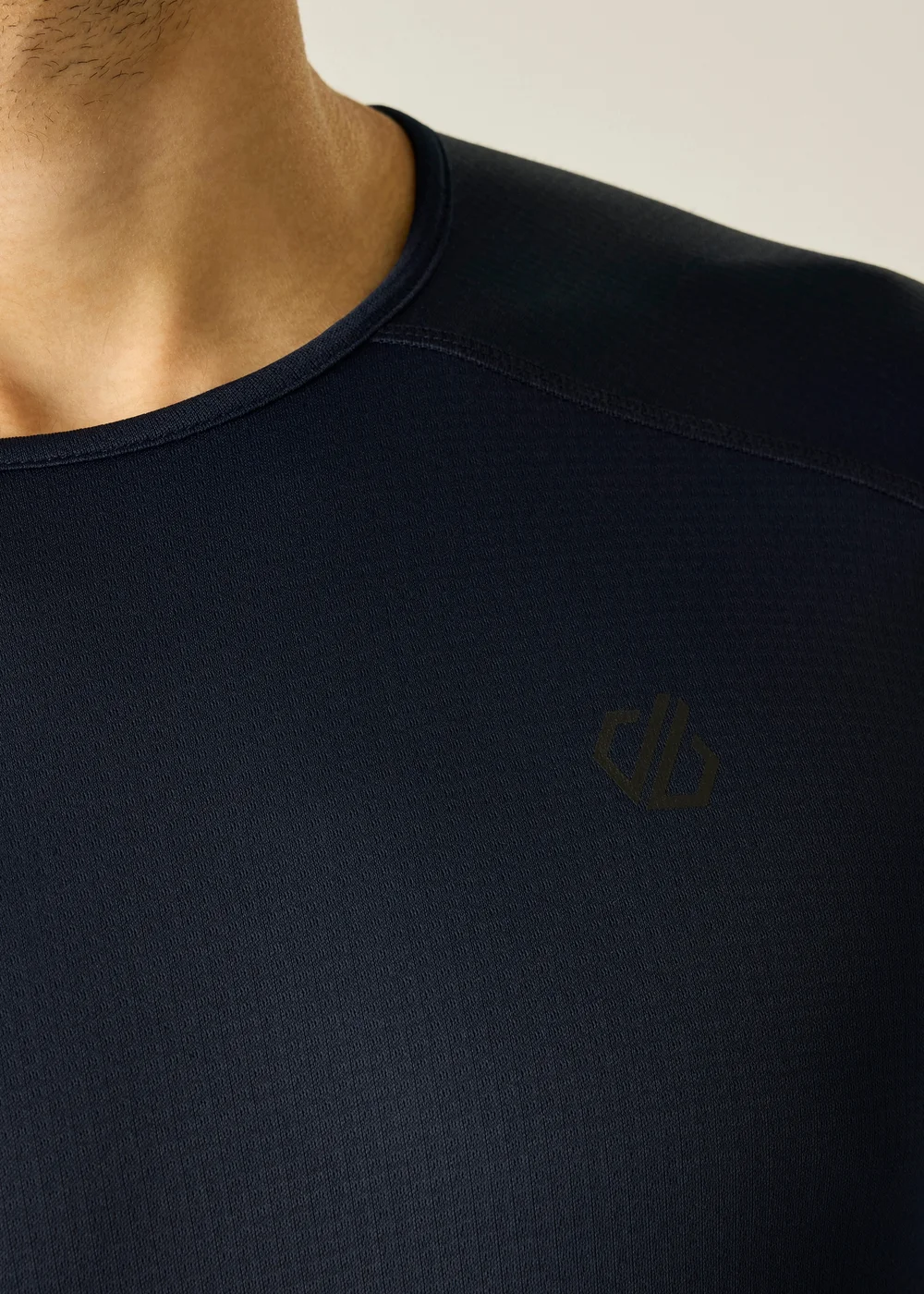 Dare 2B Navy Ventura Grid Crew Neck Breathable Fleece - M Image 4