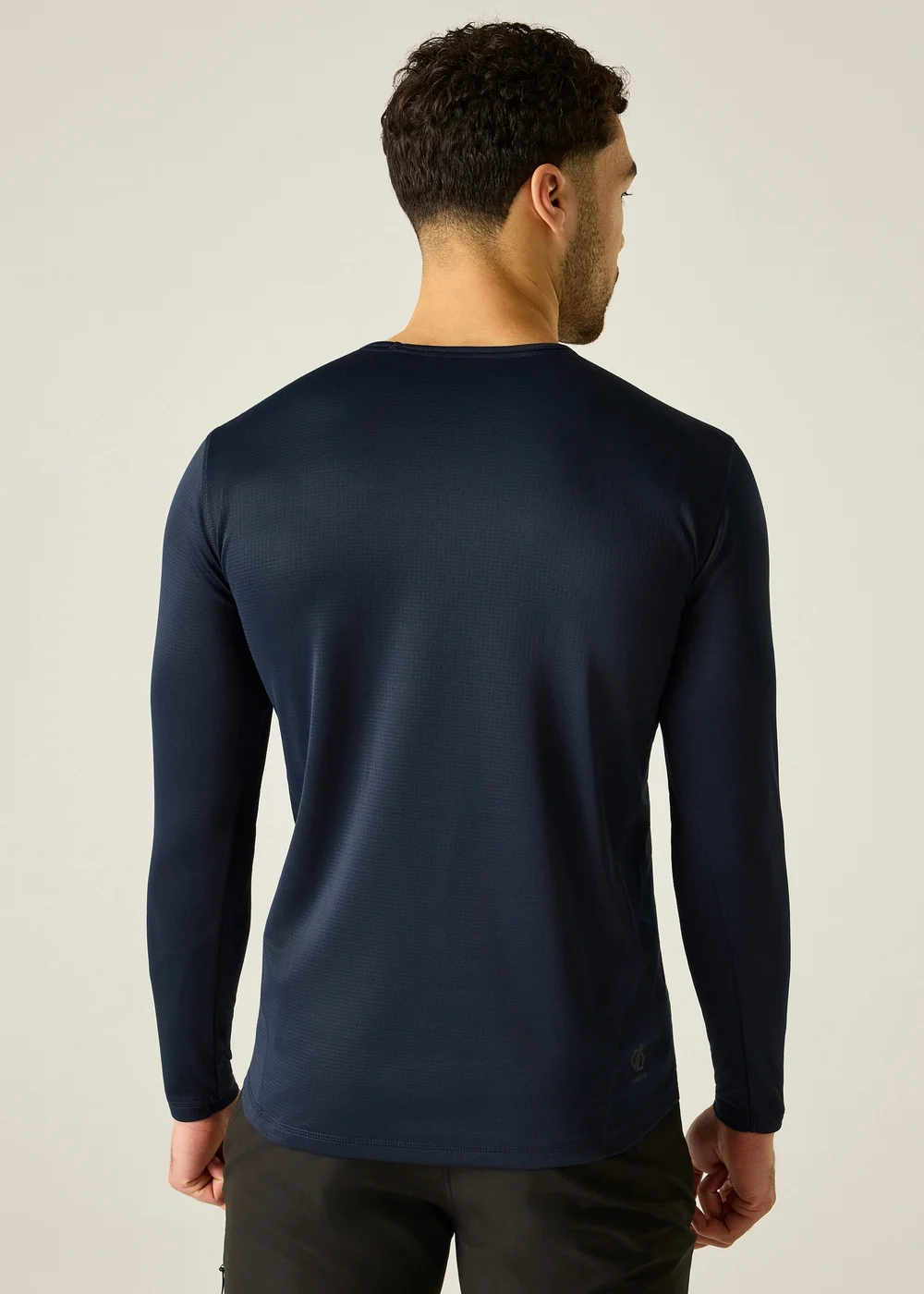 Dare 2B Navy Ventura Grid Crew Neck Breathable Fleece - M Image 2