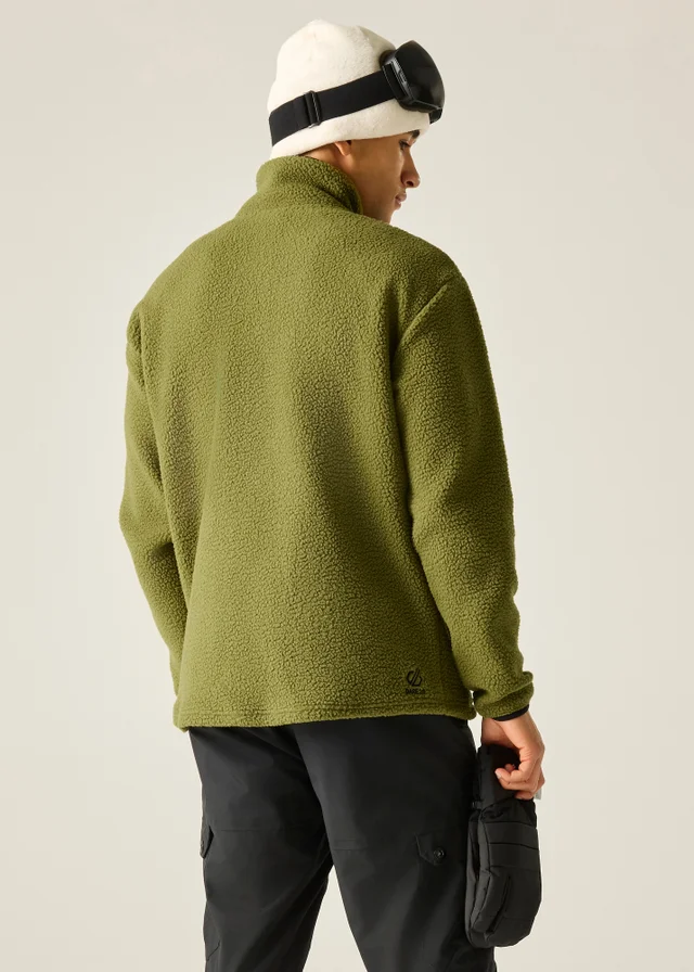 Dare 2B Olive Twin Tip Snap 1/2 Soft Fleece