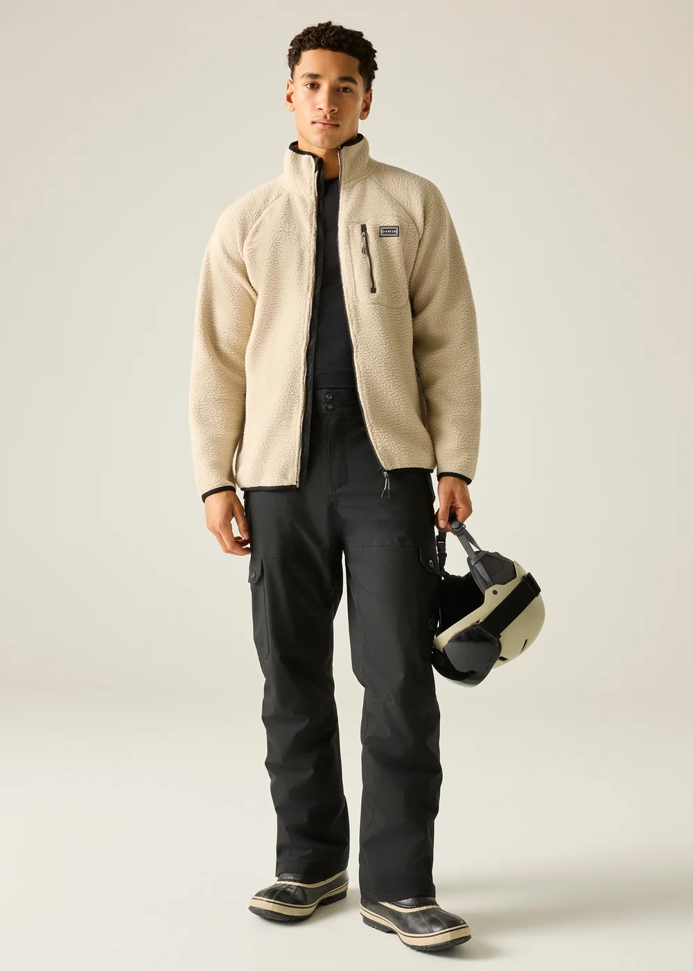 Dare 2B Warm Cream Camber Fleece Warm Fleece - XS Image 3