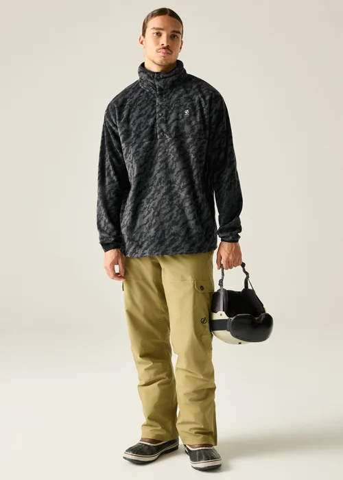 Dare 2B Black Printed Warm Fleece - M Image 3