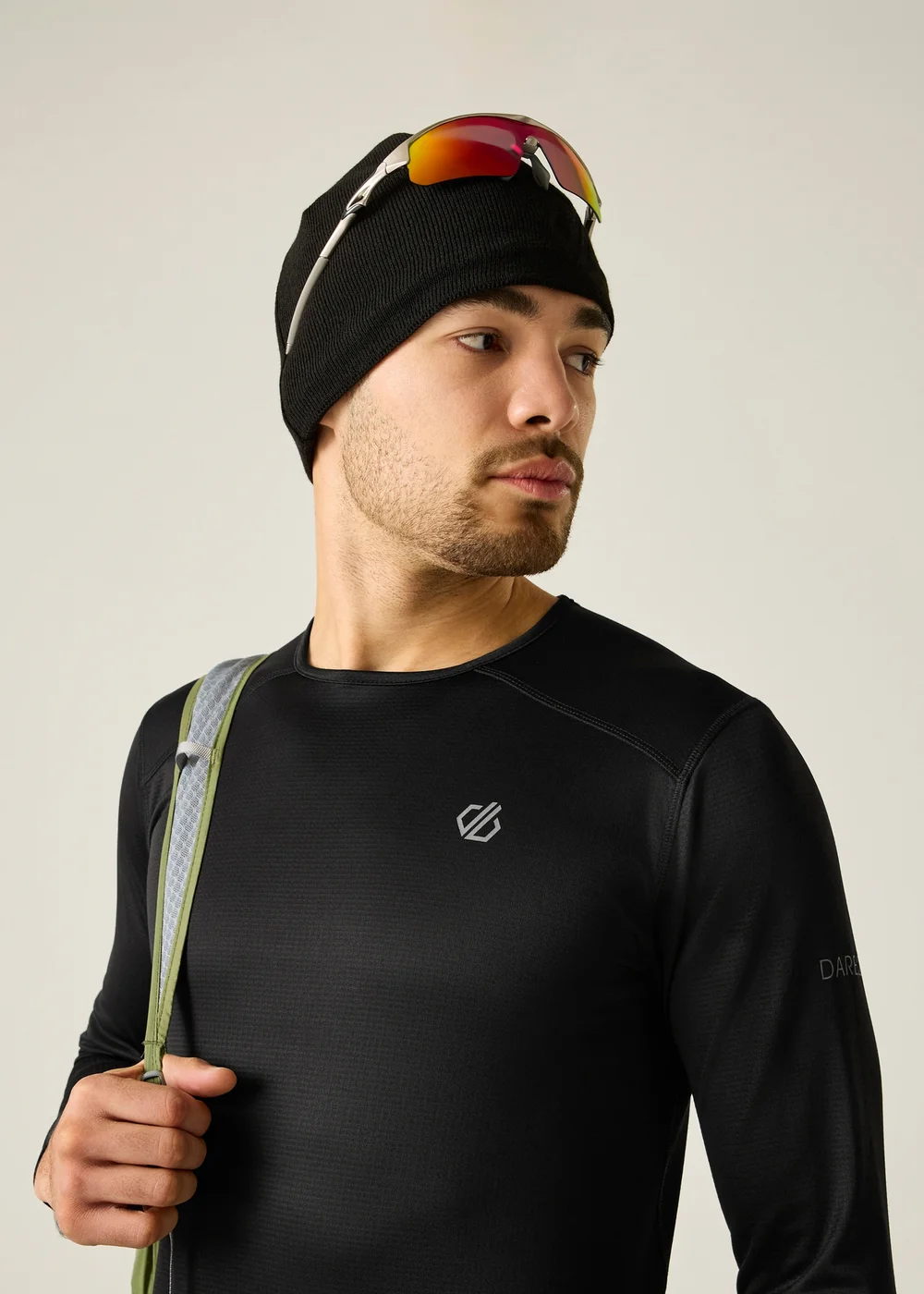 Dare 2B Black Ventura Grid Crew Neck Breathable Fleece - XS Image 5