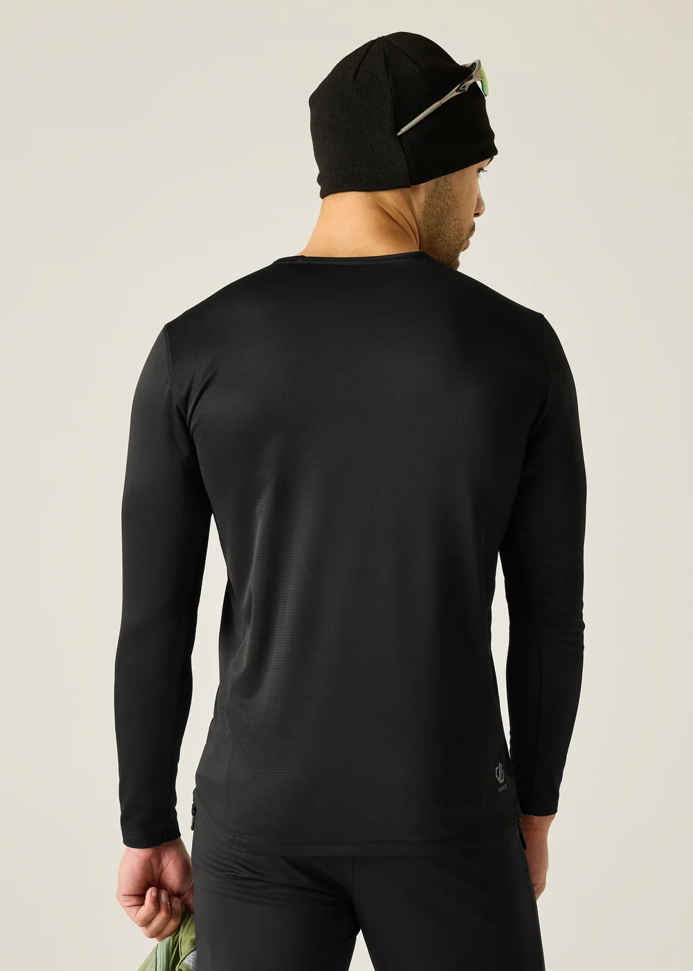 Dare 2B Black Ventura Grid Crew Neck Breathable Fleece - XS Image 2