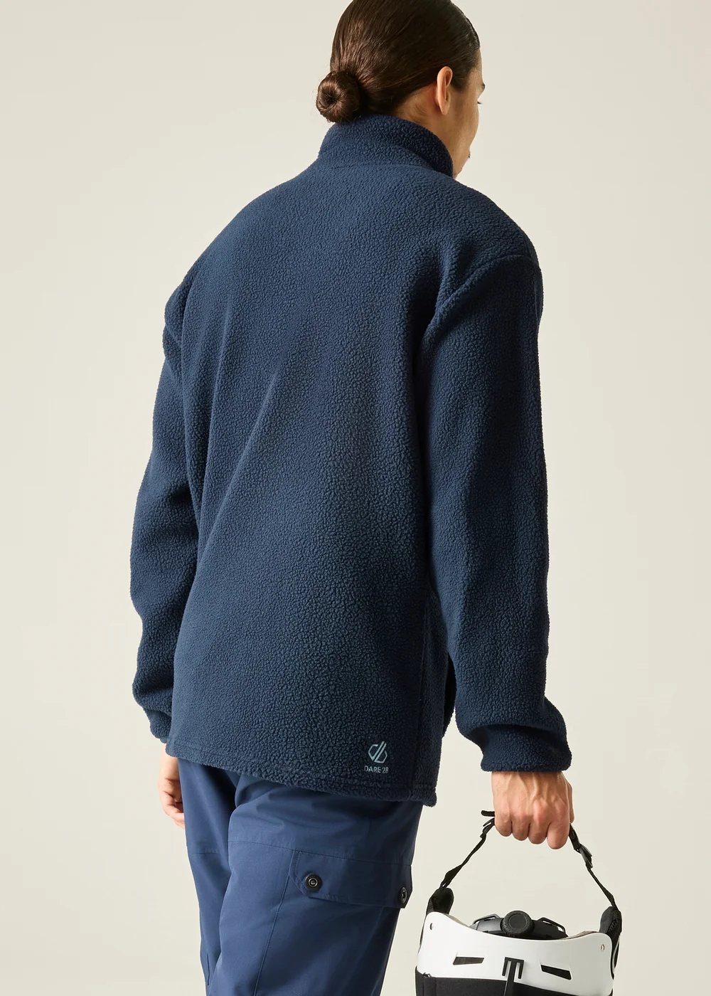 Dare 2B Navy Twin Tip Snap 1/2 Soft Fleece - L Image 2