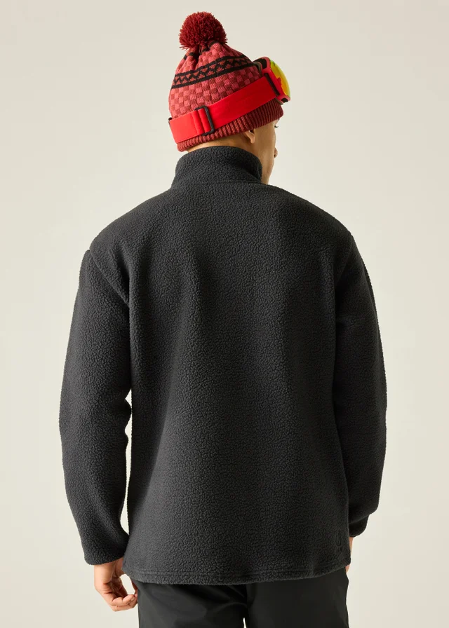 Dare 2B Black Twin Tip Snap 1/2 Soft Fleece