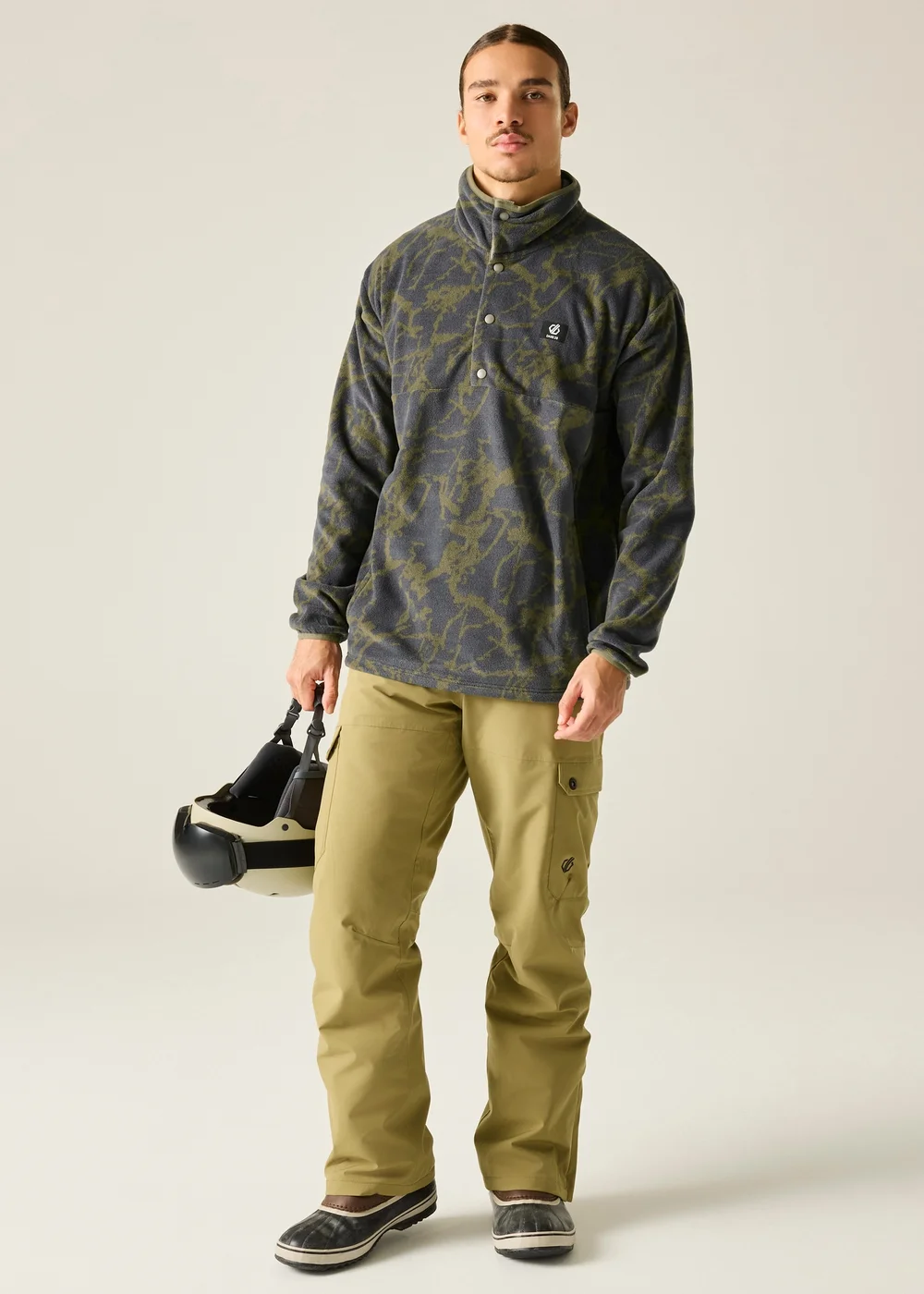 Dare 2B Olive Printed Warm Fleece - L Image 3